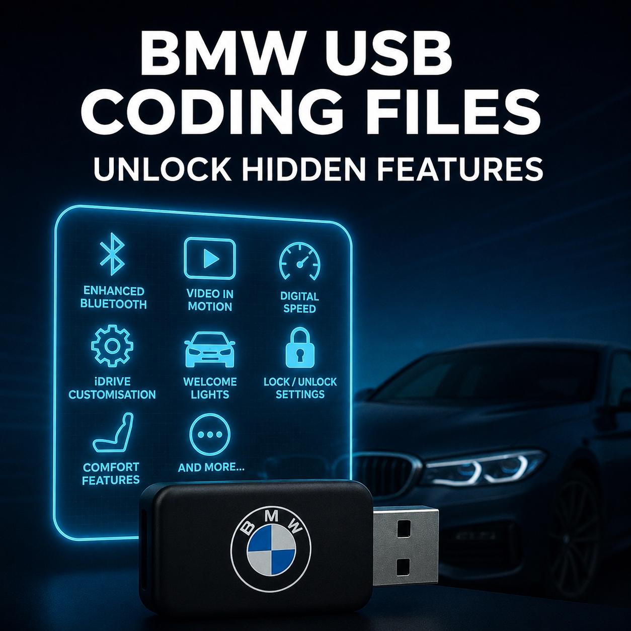 BMW USB Coding Files | Head Unit Feature Activation Package
