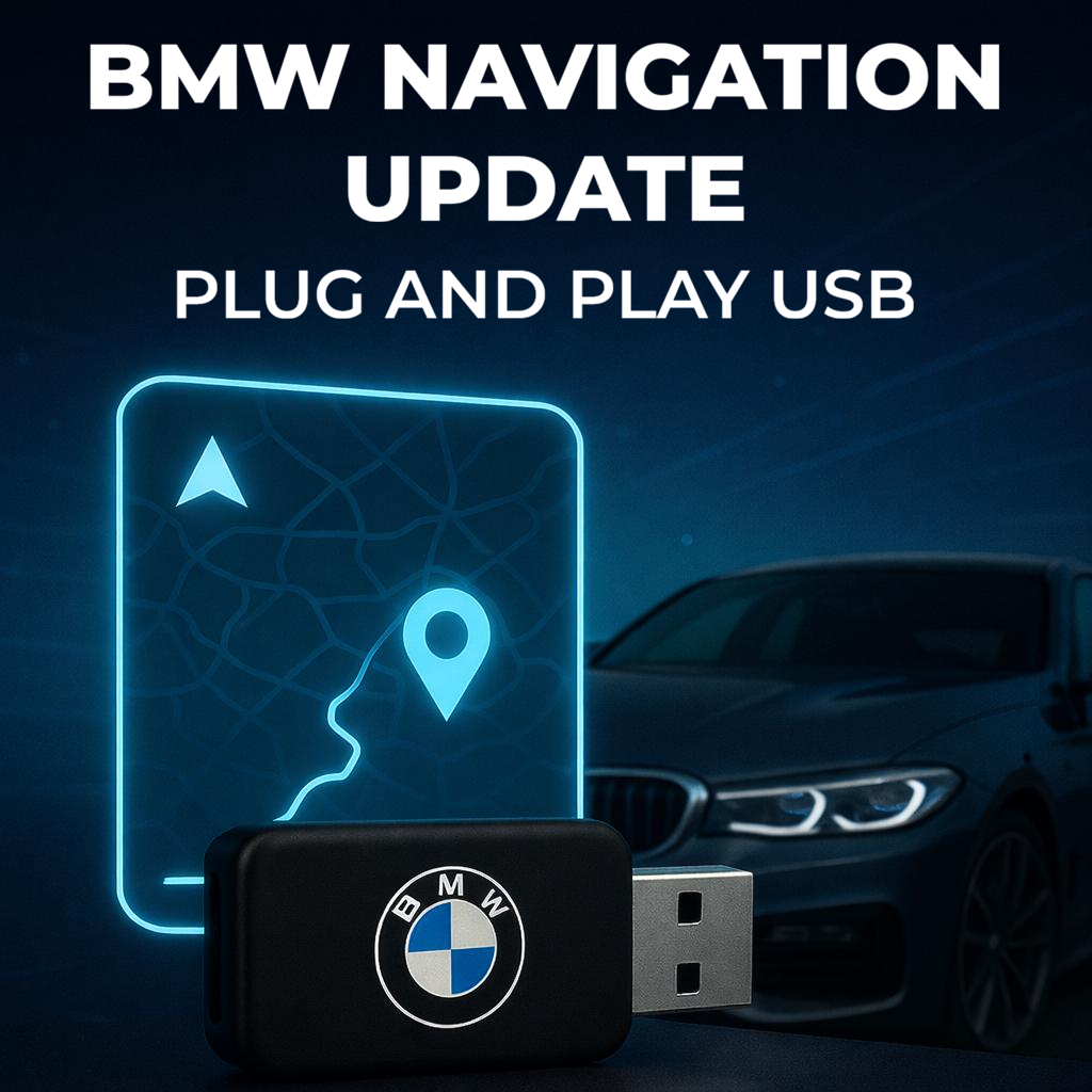 BMW Navigation Update Package - Plug & Play USB + FSC Code