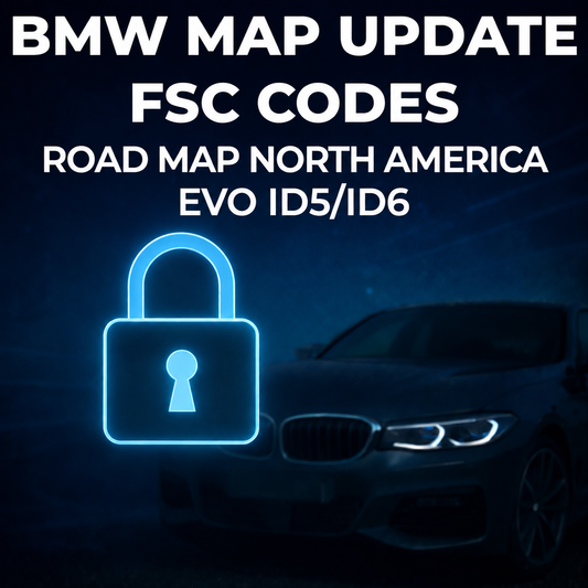 BMW Road Map North America EVO ID5/ID6 2026-1 FSC Activation Code
