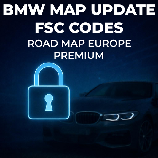 BMW Road Map Europe PREMIUM FSC Activation Code 2025-2