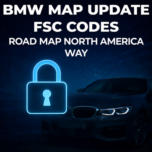BMW Road Map North America WAY 2026-1 FSC Activation Code