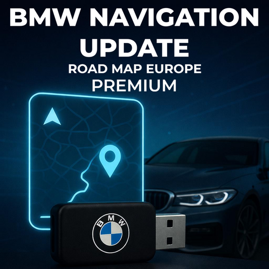 BMW Navigation Update Road Map Europe PREMIUM West 2025-2